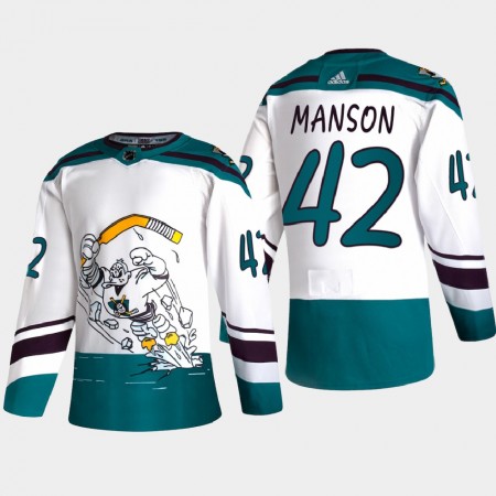 Pánské Hokejový Dres Anaheim Ducks Dresy Josh Manson 42 2020-21 Reverse Retro Authentic